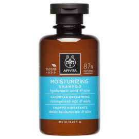 Apivita Moisturizing shampoo Σαμπουάν Ενυδάτωσης Με Υαλουρονικό Οξύ & Αλόη 250ml