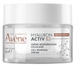 Avene New Hyaluron Activ B3 Αντιγηραντική Κρέμα Ημέρας Kυτταρικής Ανανέωσης & Σύσφιγξης με Υαλουρονικό Οξύ, 50ml