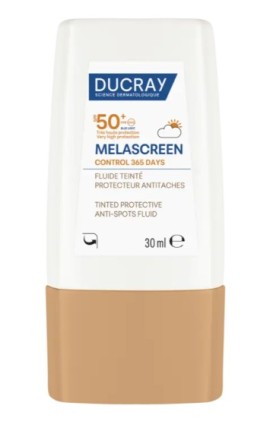 Ducray MELASCREEN  Προστατευτικό fluide με χρώμα κατά των κηλίδων SPF50+