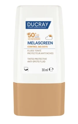 Ducray MELASCREEN  Προστατευτικό fluide με χρώμα κατά των κηλίδων SPF50+