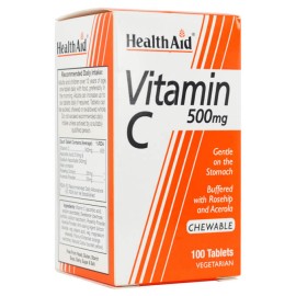 Health Aid Vitamin C 500mg Chewable 100 μασώμενες ταμπλέτες