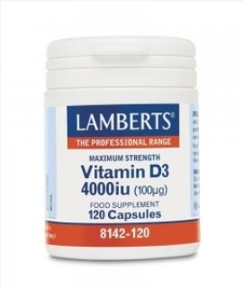 Lamberts Vitamin D3 4000iu 120caps