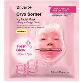 Dr.Jart+ Cryo Sorbet Icy Facial Mask Μάσκα Προσώπου για Μείωση Πρηξίματος & Αίσθηση Δροσιάς, 4x0.96g