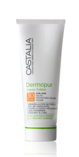 Castalia Dermopur Creme Solaire Αντηλιακή Κρέμα Προσώπου Spf30 40ml