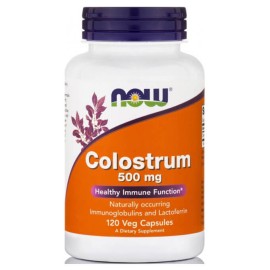 Now Foods Colostrum 500mg Συμπλήρωμα Διατροφής από Πρωτόγαλα 120caps