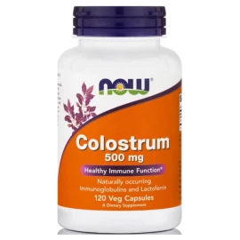 Now Foods Colostrum 500mg Συμπλήρωμα Διατροφής από Πρωτόγαλα 120caps