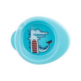 Chicco Warmy Plate Πιάτο Θερμός Μπλέ 6m+ 1τμχ