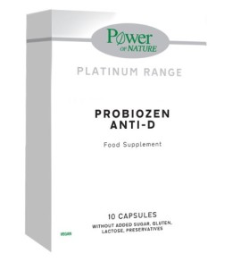 Power Health Platinum Range Probiozen Anti-D, 10 κάψουλες