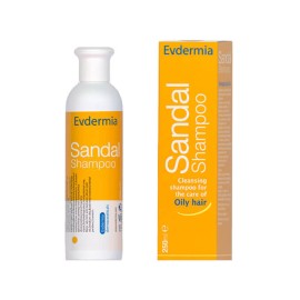 Evdermia Sandal Shampoo Σμηγματορρυθμιστικό Σαμπουάν για λιπαρά μαλλιά 250ml