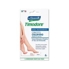Dottor Ciccarelli Timodore Corn Remover Plasters Λωρίδα Αφαίρεσης Κάλων 6x4cm 2τμχ
