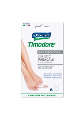 Dottor Ciccarelli Timodore Corn Pads for Hard Corns Προστατευτικά Επικάλια για Σκληρoύς Κάλους 9τμχ