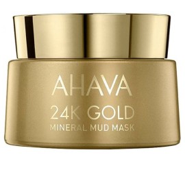 Ahava Mineral Mud Mask 24K Gold, Συσφικτική Μάσκα Προσώπου Με Χρυσό, 50ml