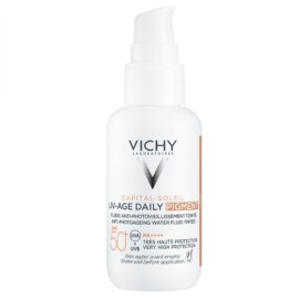 Vichy Capital Soleil UV-Age Daily Tinted Light SPF50+ Λεπτόρρευστο Αντιηλιακό Προσώπου με Χρώμα 40ml