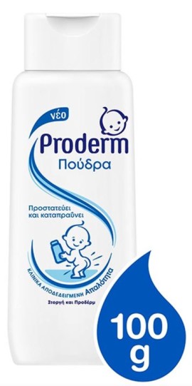 Proderm πούδρα σώματος παιδική (100g)