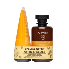 Apivita Promo Intense Repair Σαμπουάν Θρέψης & Επανόρθωσης με Ελιά και Μέλι 250ml & Κρέμα Μαλλιών 150ml
