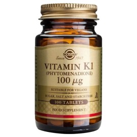 Solgar Vitamin K1 (Phytonadione) 100tabs