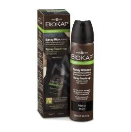 Biokap Nutricolor Delicato Spray Touch-Up Black Εκνέφωμα για την κάλυψη της Ρίζας, 75ml