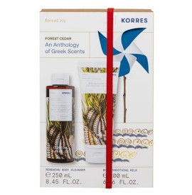 Korres Promo Forest Cedar Renewing Αφρόλουτρο Κέδρος, 250ml & Forest Cedar Ενυδατικό Γαλάκτωμα Σώματος Κέδρος, 200ml, 1σετ