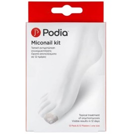 Podia Miconail Kit Αυτοκόλλητα Επιθέματα για την Αντιμετώπιση της Ονυχομυκητίασης, 12τεμ