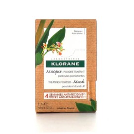 Klorane Shampoo Mask Galanga Θεραπευτική Μάσκα Πούδρα Κατά Της Επίμονης Πιτυρίδας 2in1 8x3gr