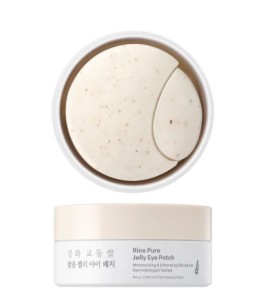 Thank You Farmer Rice Pure Jelly Eye Patch – Επιθέματα Ματιών Υδρογέλης για Σακούλες και Μαύρους Κύκλους, 84g