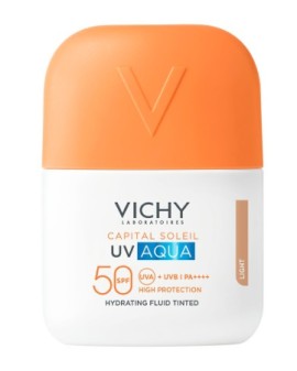 Vichy Capital Soleil Uv Aqua, Ενυδατικό Αντηλιακό με Ανάλαφρη Υφή & Χρώμα SPF50, 50ml