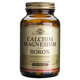 Solgar Calcium Magnesium Plus Boron Συμπλήρωμα διατροφής 100tabs
