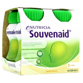 Nutricia Souvenaid Βανίλια 4x125ml