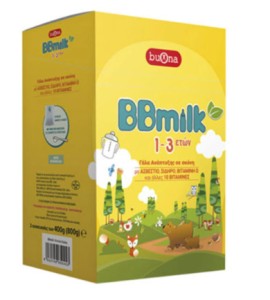 Buona Γάλα σε Σκόνη BBmilk 12m+ 2X400gr