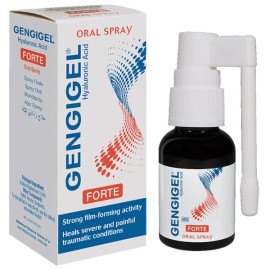Gengigel Forte Oral Spray Hyaluronic Acid Σπρέι Καταπράυνσης & Προστασίας για τα Ούλα, 20ml
