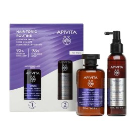 Apivita Promo Mens Hair Tonic Routine με Hair Loss Lotion Κατά της Τριχόπτωσης, 150ml & Δώρο Τονωτικό Σαμπουάν για Άνδρες, 250ml, 1σετ
