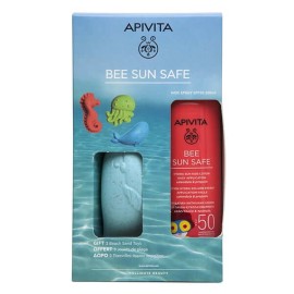 Apivita Set Bee Sun Safe Hydra Sun Kids Lotion SPF50 με Καλέντουλα & Πρόπολη 200ml & Δώρο 3 Παιχνίδια Άμμου Παραλίας