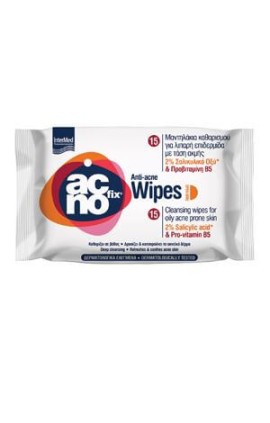 Acnofix Cleansing Wipes 15τμχ