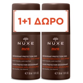 Nuxe Promo Men Αποσμητικό Roll-On 24h Προστασίας, 2x50ml