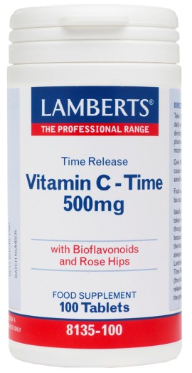 Lamberts Vitamin C-Time 500mg 100tabs
