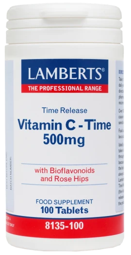 Lamberts Vitamin C-Time 500mg 100tabs
