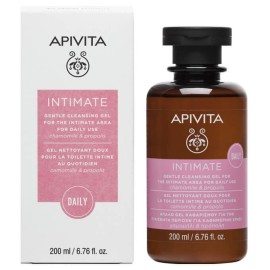 Apivita Intimate Daily Απαλό Gel Καθαρισμού για την ευαίσθητη περιοχή με χαμομήλι και πρόπολη 200ml