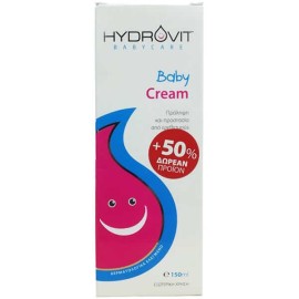 Hydrovit Babycare Baby Cream Βρεφική Ενυδατική Κρέμα για την Πρόληψη & Προστασία από Ερεθισμούς 150ml