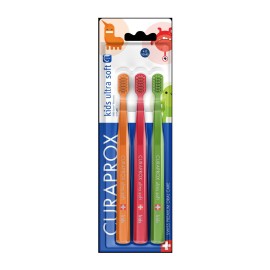 Curaprox CS Kids Ultra Soft Toothbrushes 3pcs