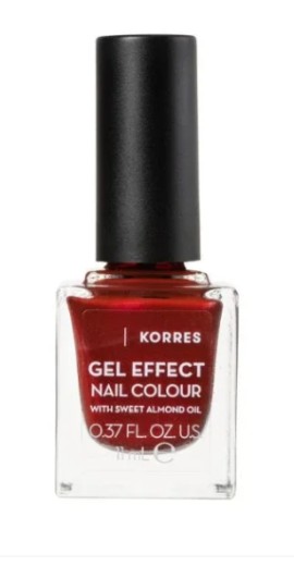 Korres Βερνίκι Νυχιών Gel Effect Nail Colour No.58 Velour Red 11ml