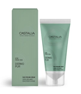 Castalia Dermopur Face Peeling Cream Κρέμα Ήπιας Απολέπισης Προσώπου 50ml