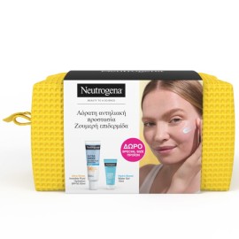 Neutrogena Ultra Sheer Limited Summer Promo για Προστασία SPF50 & Βαθιά Ενυδάτωση με Ultra Sheer Invisible Fluid Hydration Αντηλιακό Προσώπου SPF50, 50ml & Δώρο Hydro Boost Water Gel Ενυδατική Κρέμα-Gel Προσώπου, 15ml & Limited Εdition Νεσεσέρ, 1τεμ, 1σετ