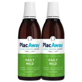 Plac Away Promo Daily Mild Care Mouthwash 2x500ml