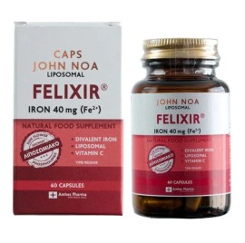 John Noa Felixir Σίδηρος 40mg 60κάψουλες