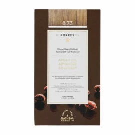 Korres Argan Oil Advanced Colorant 8.73 Βαφή Μαλλιών Χρυσή Καραμέλα 50ml
