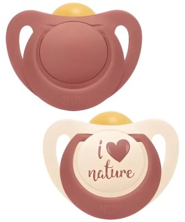 Nuk for Nature Πιπίλα Latex από 98% Φυσικές Πρώτες Ύλες 18-36m, 2τεμ