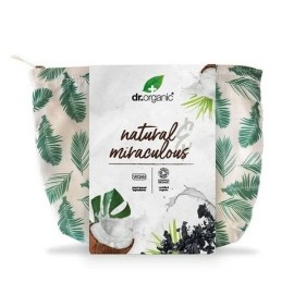 Dr. Organic Natural & Miraculous Organic Virgin Coconut Oil Promo με Body Wash Αφρόλουτρο, 250ml, Deodorant Κρεμώδες Αποσμητικό, 50ml, Extra Whitening Activated Charcoal Toothpaste Οδοντόκρεμα, 100ml & Δώρο Νεσεσέρ, 1σετ