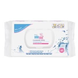 Sebamed Baby Cleansing Wipes Υγρά Μωρομάντηλα με 99% Νερό, 60τεμ