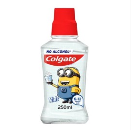 Colgate Mouthwash Minions Soft Mint Στοματικό Διάλυμα για Παιδιά με Ελαφριά Γεύση Μέντας 6-12 Ετών, 250ml