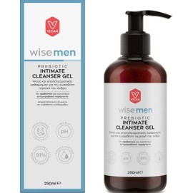 Vican Wise Men Prebiotic Intimate Cleanser Gel Τζελ Καθαρισμού για την Ευαίσθητη Περιοχή του Άνδρα, 250ml